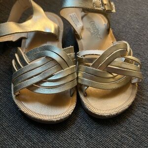 Gold Strappy Sandals